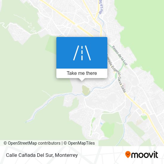 Calle Cañada Del Sur map
