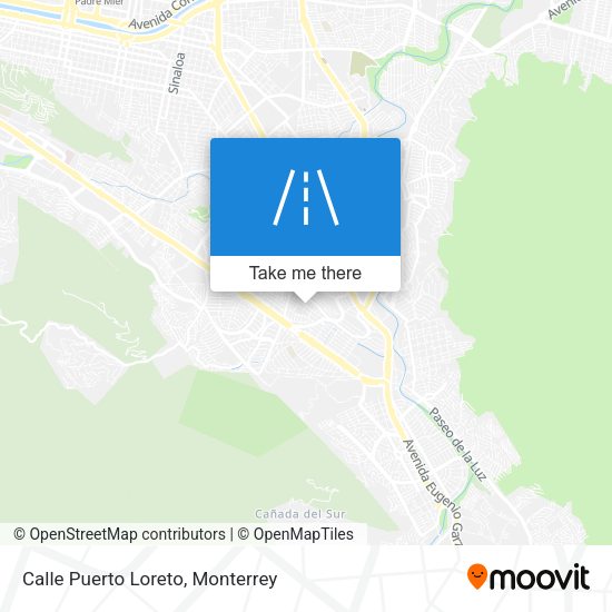 Mapa de Calle Puerto Loreto