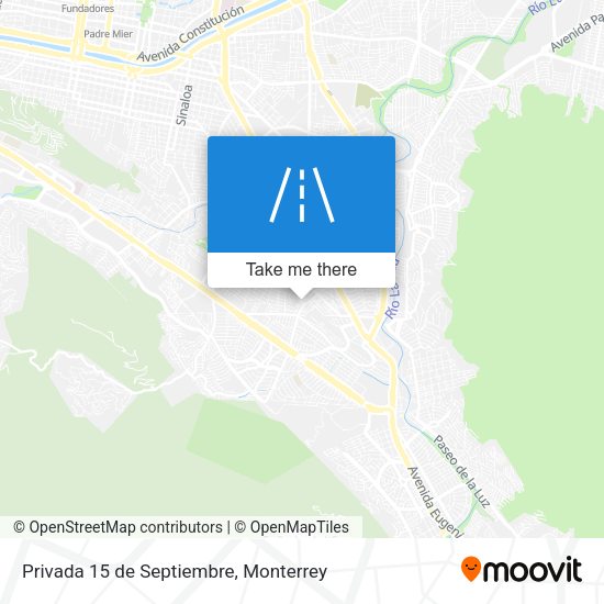 Privada 15 de Septiembre map
