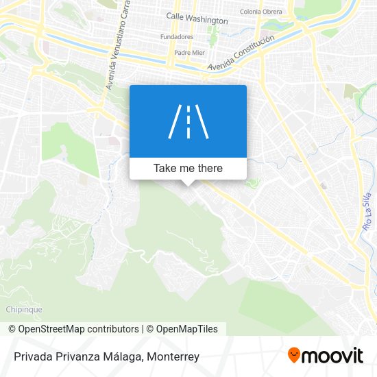 Privada Privanza Málaga map