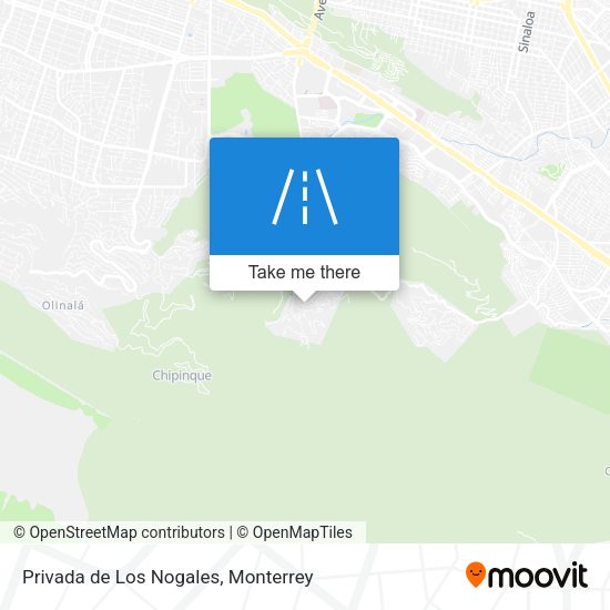 Mapa de Privada de Los Nogales