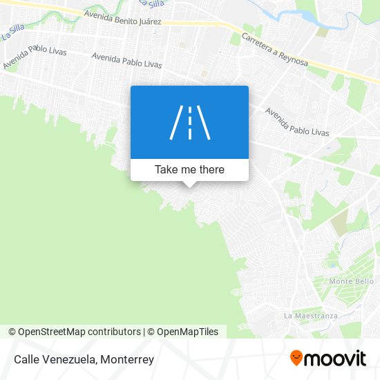 Calle Venezuela map