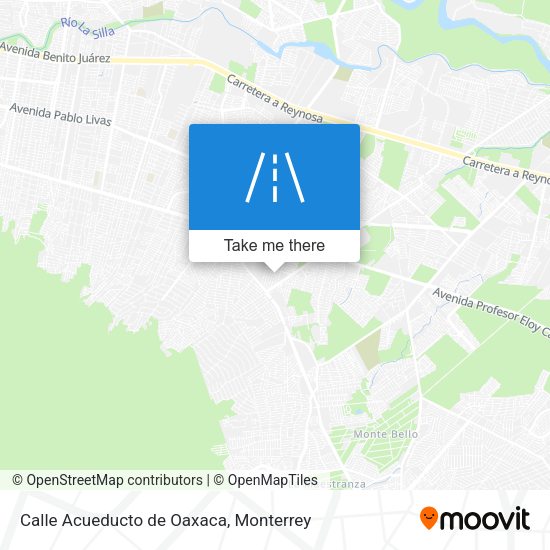 Calle Acueducto de Oaxaca map