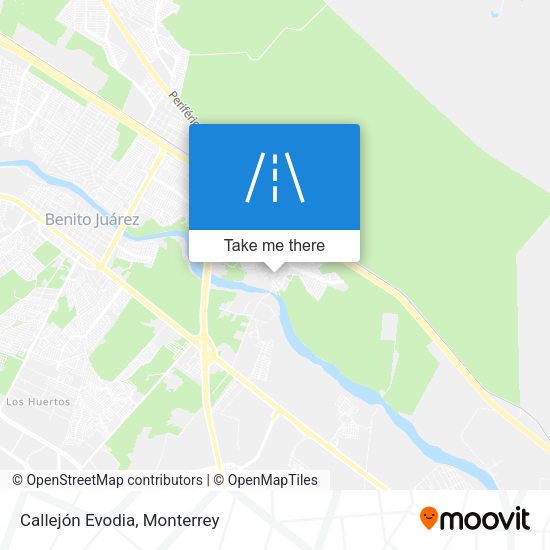 Mapa de Callejón Evodia
