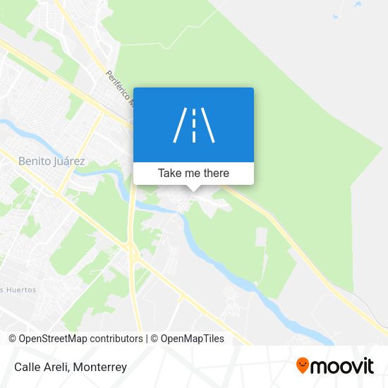 Mapa de Calle Areli