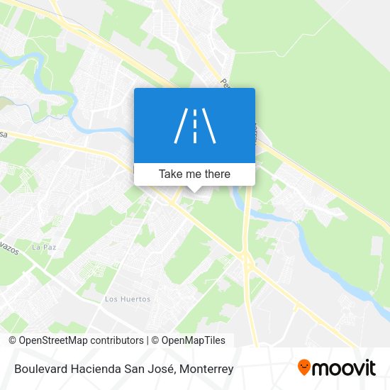 Boulevard Hacienda San José map