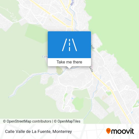Calle Valle de La Fuente map