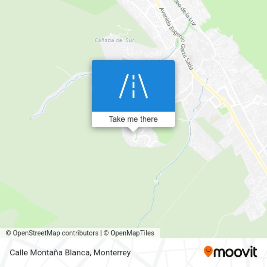 Mapa de Calle Montaña Blanca