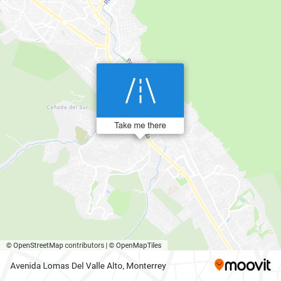 Avenida Lomas Del Valle Alto map