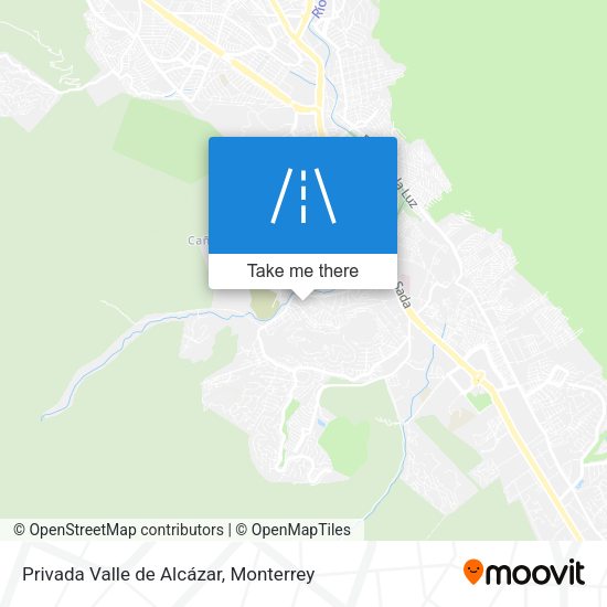 Privada Valle de Alcázar map