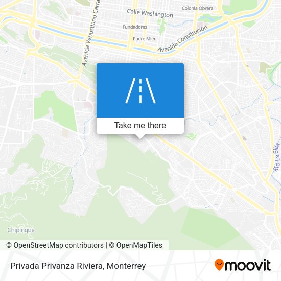 Privada Privanza Riviera map