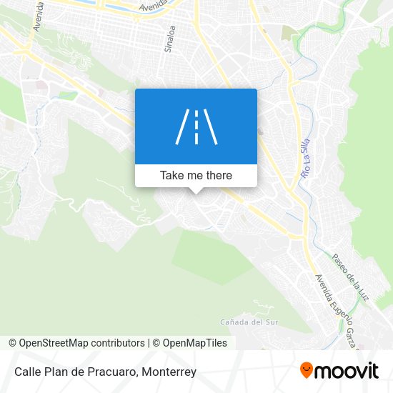 Mapa de Calle Plan de Pracuaro