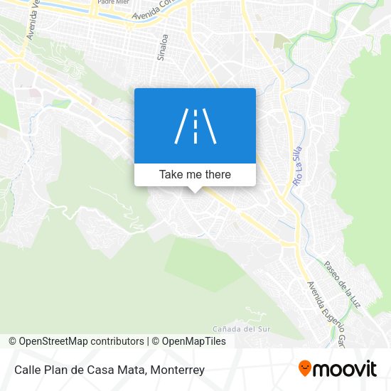 Mapa de Calle Plan de Casa Mata