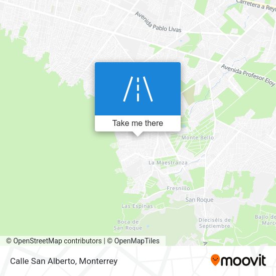 Mapa de Calle San Alberto