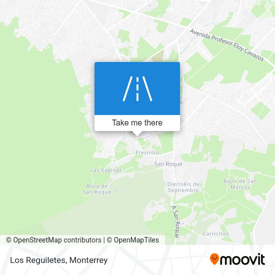 Mapa de Los Reguiletes
