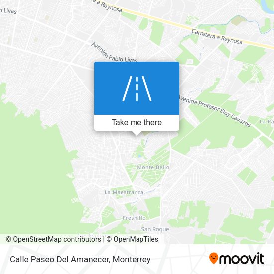 Mapa de Calle Paseo Del Amanecer