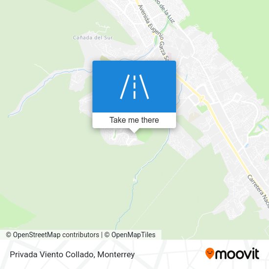 Privada Viento Collado map