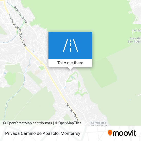 Mapa de Privada Camino de Abasolo