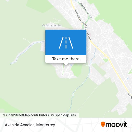 Avenida Acacias map