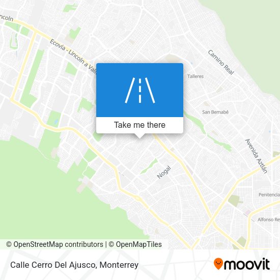 Calle Cerro Del Ajusco map