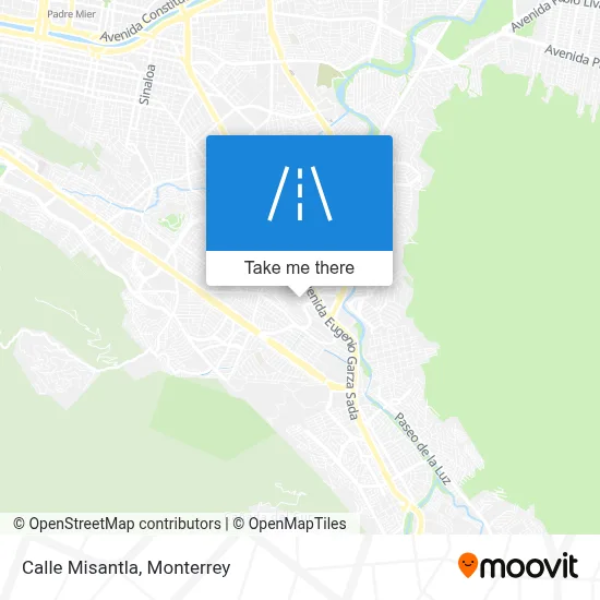 Calle Misantla map