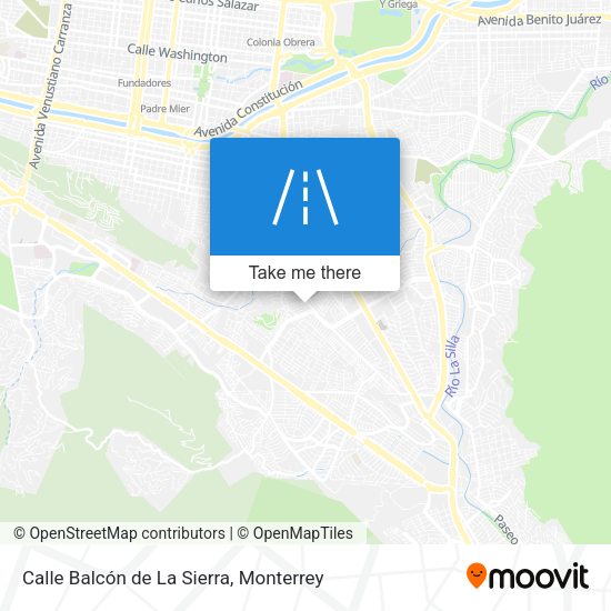 Calle Balcón de La Sierra map