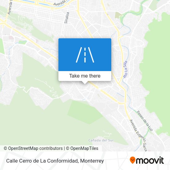 Mapa de Calle Cerro de La Conformidad