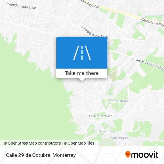 Mapa de Calle 29 de Octubre