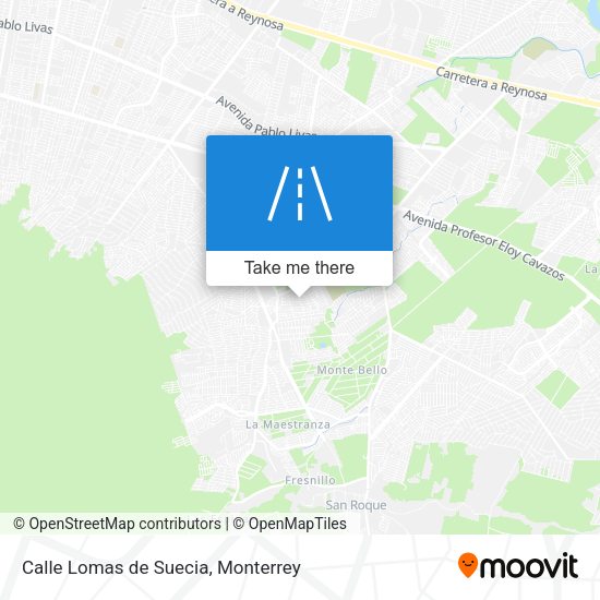 Calle Lomas de Suecia map