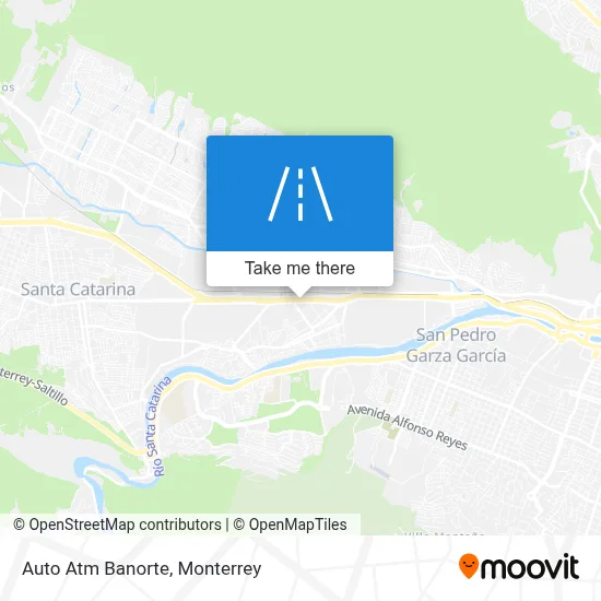 Auto Atm Banorte map