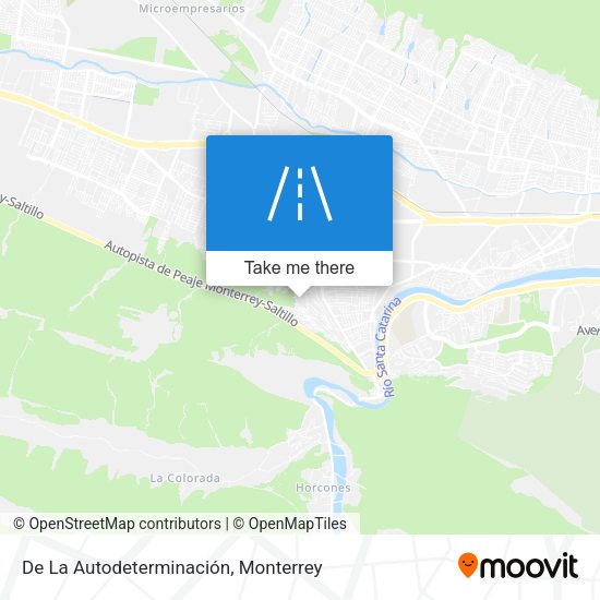 De La Autodeterminación map