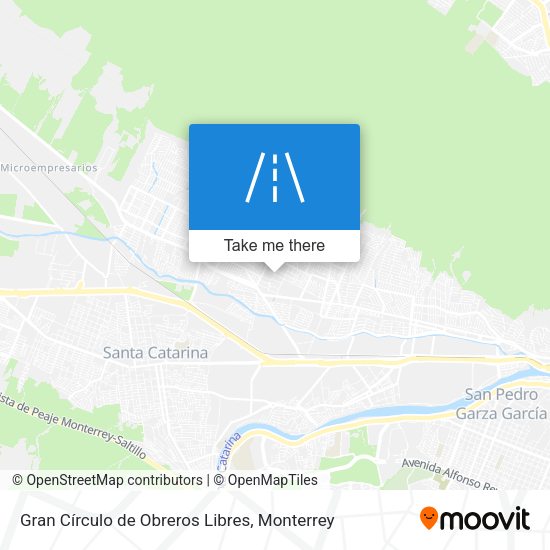 Gran Círculo de Obreros Libres map