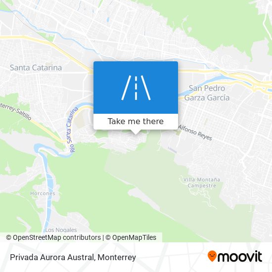Mapa de Privada Aurora Austral