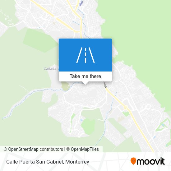 Calle Puerta San Gabriel map