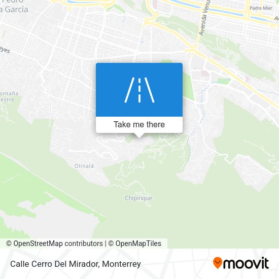 Calle Cerro Del Mirador map