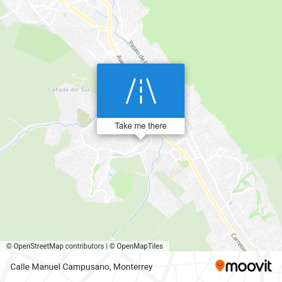 Calle Manuel Campusano map