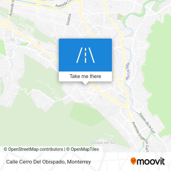 Mapa de Calle Cerro Del Obispado