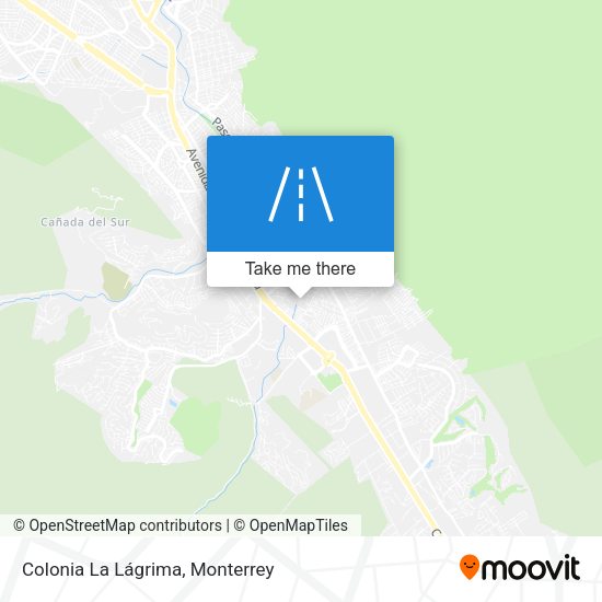 Colonia La Lágrima map
