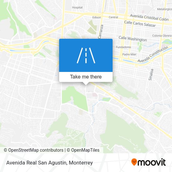 Avenida Real San Agustín map