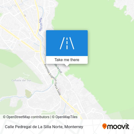 Calle Pedregal de La Silla Norte map