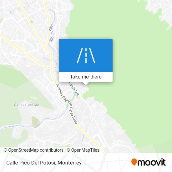 Calle Pico Del Potosí map