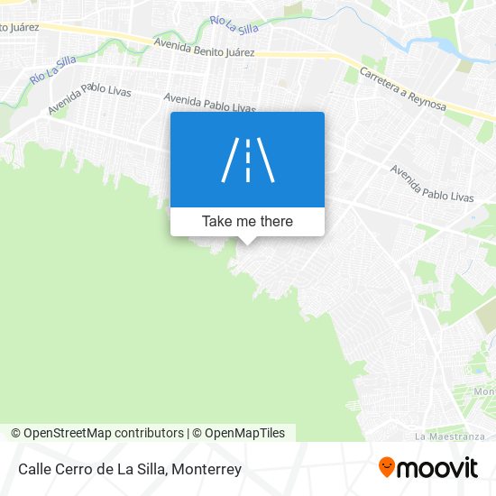 Mapa de Calle Cerro de La Silla