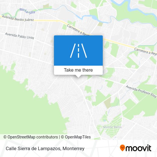 Calle Sierra de Lampazos map