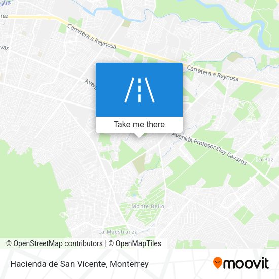 Hacienda de San Vicente map