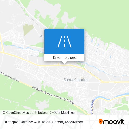 Mapa de Antiguo Camino A Villa de García