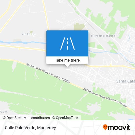 Mapa de Calle Palo Verde