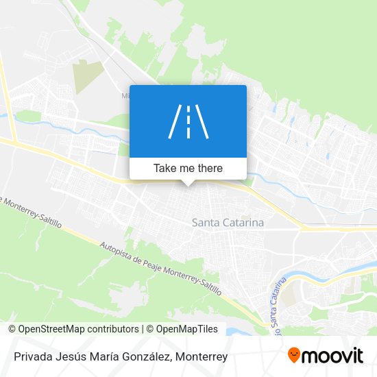 Mapa de Privada Jesús María González