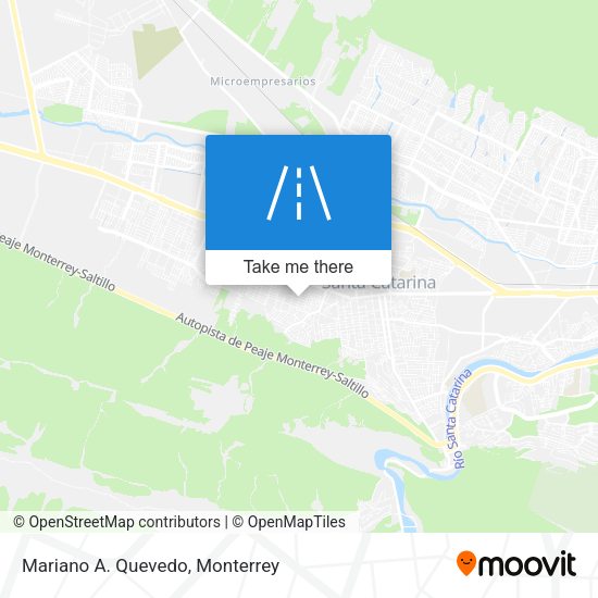 Mapa de Mariano A. Quevedo