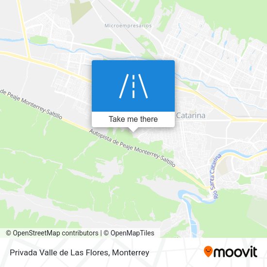 Privada Valle de Las Flores map