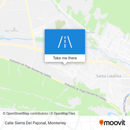Mapa de Calle Sierra Del Pajonal